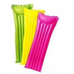 Матрас Intex 59717np "неон" прозрачный, 183х76см