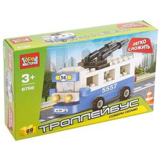 Конструктор ГОРОД МАСТЕРОВ Городской транспорт 6756 Троллейбус