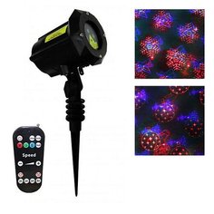 Новогодний лазерный проектор для улицы SkyDisco Garden RB 50 XMAS
