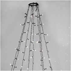 Гирлянда светодиодная для елки CRISPY ICE WHITE для улицы, 360 ламп, высота 1,96 м, белый цвет свечения Star Trading