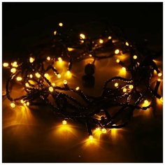 Гирлянда Нить светодиодная 80ламп 7м желтый Ceimar