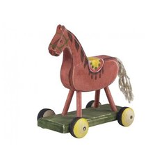 Каталка лошадка на платформе Wood Fun