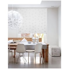 Рулонная штора Эскар Одуванчик (белый), 180х170 см