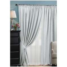 Комплект Kauffort Domino на ленте 270 см серый