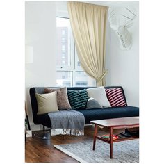 Комплект Kauffort Milfay на ленте 270 см, 1 шт ваниль