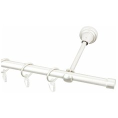 Карниз однорядный Эскар 11647520055/11649520055/11650520055/11648520055 Заглушка (200 см) жемчуг