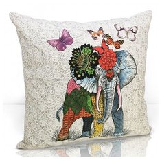 Подушка декоративная Kauffort Kalahari, 49 х 49 см (122122490) бежевый/серый/красный