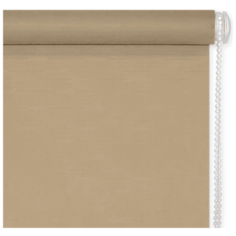 Рулонная штора Эскар миниролло однотонная (темно-бежевый), 48х170 см