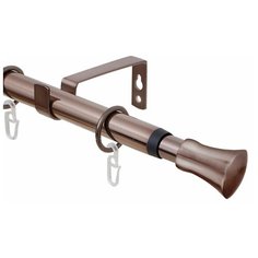 Карниз однорядный Эскар 33311619 Гиро (320 см) коньяк