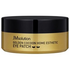 Гидрогелевые премиум-патчи с коконом золотого шелкопряда GOLDEN COCOON HOME ESTHETIC EYE PATCH JM Solution