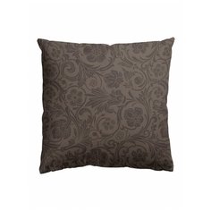 Подушка декоративная Decorito "Флёрнуар Коричневый", серия Паттерн.