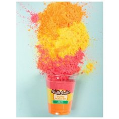 Милкшейк шиммер для ванны. Мерцающая соль для ванны + Мочалка шар губка для душа. Набор для купания Bomb Master