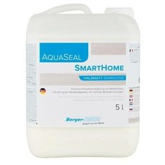 Лак Berger-Seidle Aqua-Seal SmartHome матовый водорастворимый бесцветный 5 л