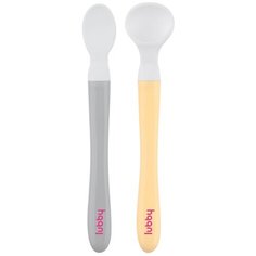 Lubby арт.16990/12 Ложки в наборе , от 4 мес, PP, TPE