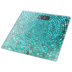 LUMME LU-1329 голубая бирюза весы напольные сенсор, встроенный термометр