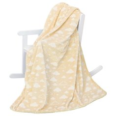 Плед MICRO FLANNEL 3D Baby Nice "Облака", 150 х 200, розовый