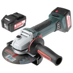 Аккумуляторная УШМ Metabo W 18 LTX 150 5.2Ah x2, 150 мм