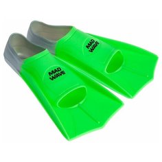 Ласты с закрытой пяткой MAD WAVE Fins Training зелeный 35-36