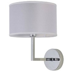 Настенный светильник Crystal Lux Asta AP1, E14, 60 Вт, кол-во ламп: 1 шт., цвет арматуры: хромовый, цвет плафона: белый