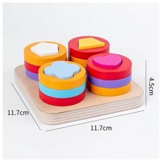 Сортер логический деревянный Wood Fun