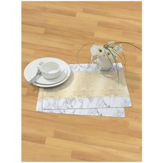 Салфетка на стол набор 2 шт 45х30 см Мрамор sfer.tex 3007583