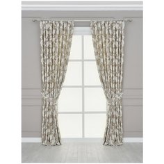 Комплект штор "Дебора" SANPA HOME COLLECTION, 200*270 см (2шт.), золотисто-коричневый