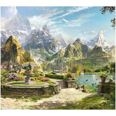 Супермоющиеся антивандальные фотообои Антимаркер, "Величественные горы", 6-А-616, 300х270 см