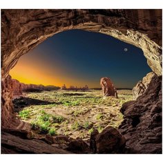 Супермоющиеся антивандальные фотообои Антимаркер, "Горное плато", 6-А-618, 300х270 см