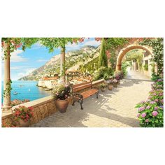 Супермоющиеся антивандальные фотообои Антимаркер, Парк на Побережье, 2-А-279, 270х150 см