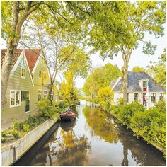 Фотообои (Панно) COLOR "Переулок Амстердама", K-304, 300х300 см