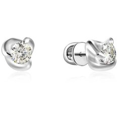 Бронницкий Ювелир Серьги из белого золота 66319621000