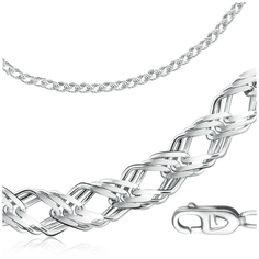 Бронницкий Ювелир Браслет из серебра 810703701, 19 см, 5.25 г