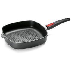 Сковорода-гриль литая квадратная Diamond Titan Best Induction арт. 1628-1TBI h-7 28x28 см, (съемная ручка) Woll