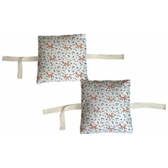 Набор бортиков в детскую кроватку "Лисички" 8 шт. Marengo Textile