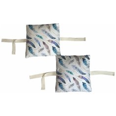 Набор бортиков в детскую кроватку "Перышки" 8 шт. Marengo Textile