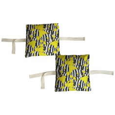 Набор бортиков в детскую кроватку "Желтые рыбы" 8 шт. Marengo Textile