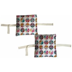 Набор бортиков в детскую кроватку "Круги акварель" 12 шт. Marengo Textile