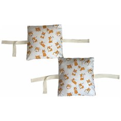 Набор бортиков в детскую кроватку "Корги" 8 шт. Marengo Textile