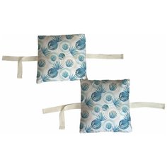 Набор бортиков в детскую кроватку "Пальма и круги" 8 шт. Marengo Textile