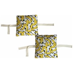 Набор бортиков в детскую кроватку "Бананы" 8 шт. Marengo Textile