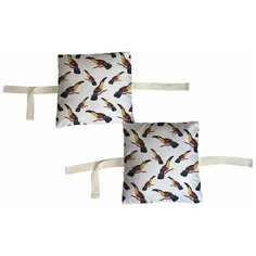 Набор бортиков в детскую кроватку "Туканы 2" 8 шт. Marengo Textile