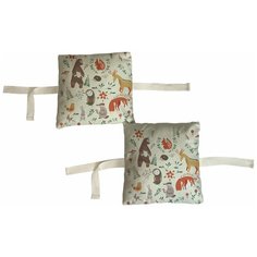 Набор бортиков в детскую кроватку "Лесные друзья" 8 шт. Marengo Textile