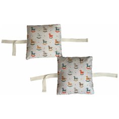 Набор бортиков в детскую кроватку "Кони" 12 шт. Marengo Textile
