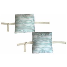 Набор бортиков в детскую кроватку "Волны" 8 шт. Marengo Textile