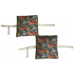 Набор бортиков в детскую кроватку "Красные цветы" 12 шт. Marengo Textile