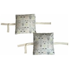 Набор бортиков в детскую кроватку "Звериные маски" 8 шт. Marengo Textile