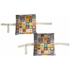 Набор бортиков в детскую кроватку "Аппликация" 8 шт. Marengo Textile