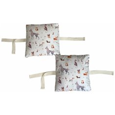 Набор бортиков в детскую кроватку "Собаки" 12 шт. Marengo Textile