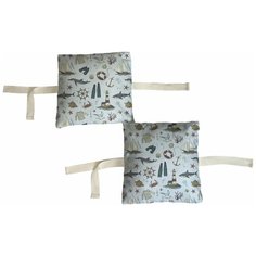 Набор бортиков в детскую кроватку "По морям" 12 шт. Marengo Textile