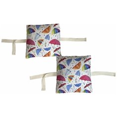 Набор бортиков в детскую кроватку "Зонтики 2" 12 шт. Marengo Textile